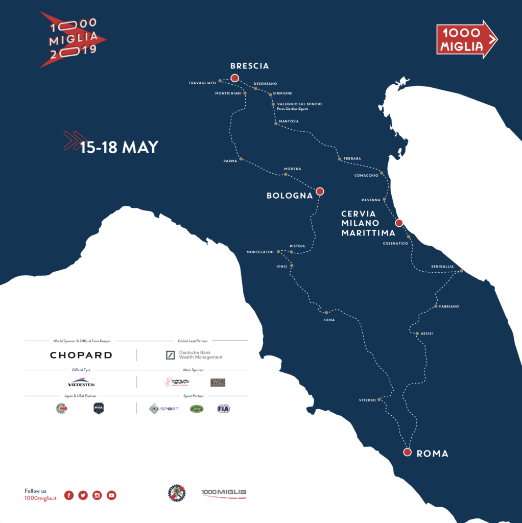 Mappa del percorso