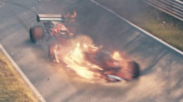 Un’immagine dell’incidente