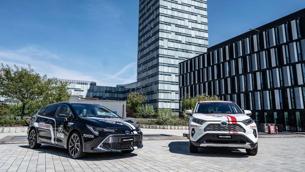 Corolla e Rav4 giro d’italia