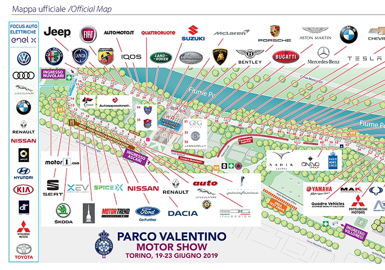 Mappa Valentino 2019