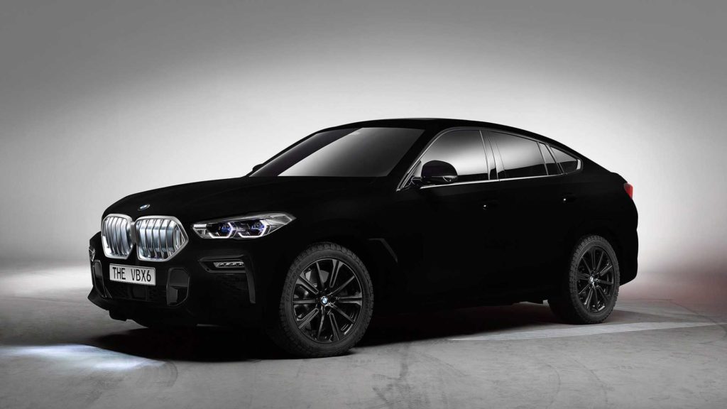 BMW X6 Vantablack
