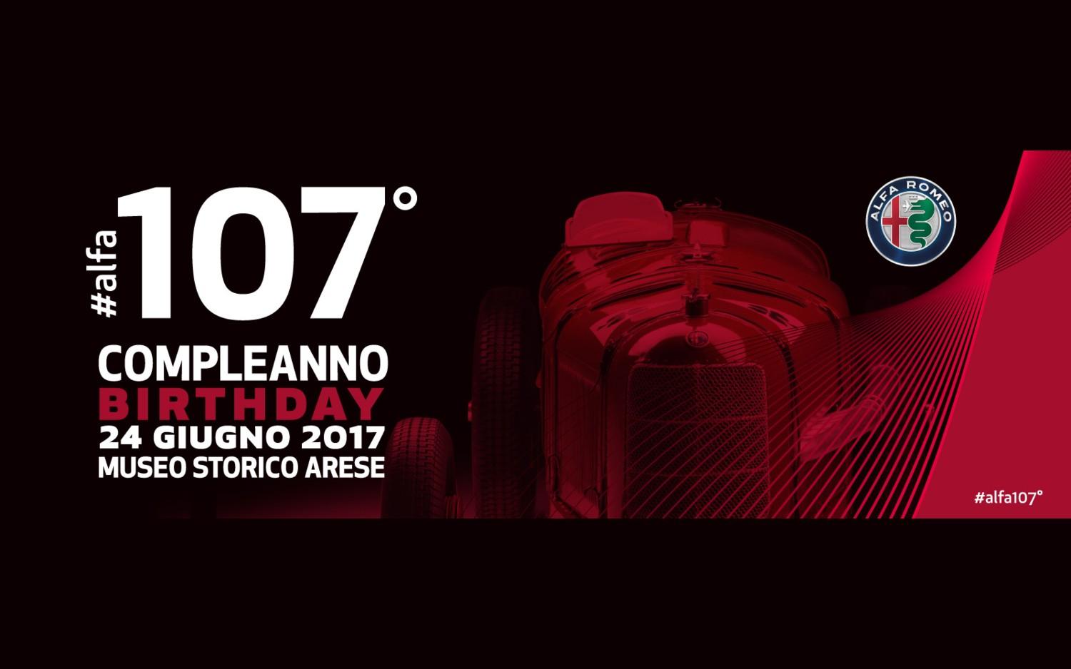 107 Anni e non sentirli.. Alfa Romeo festeggia in grande.