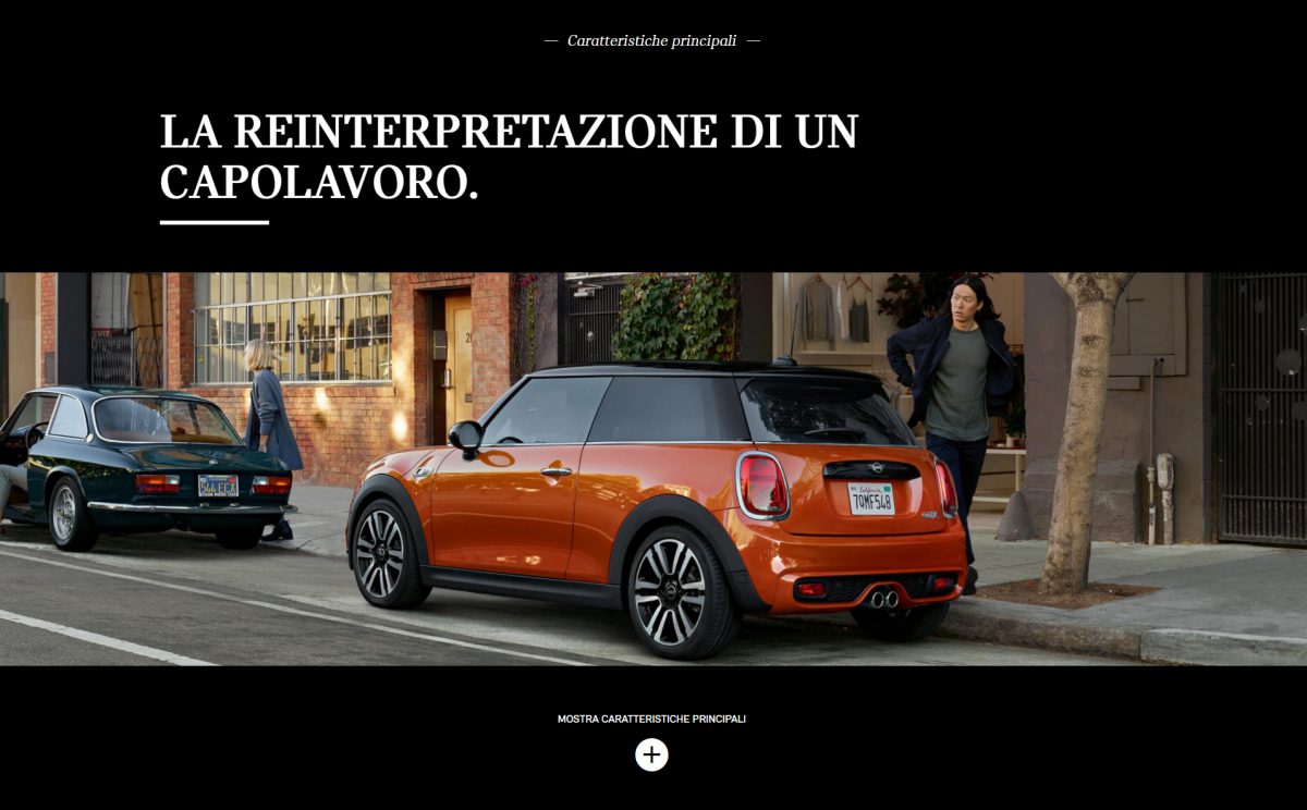 Che ci fa una Alfa 2000 GT nello spot Mini Cooper?