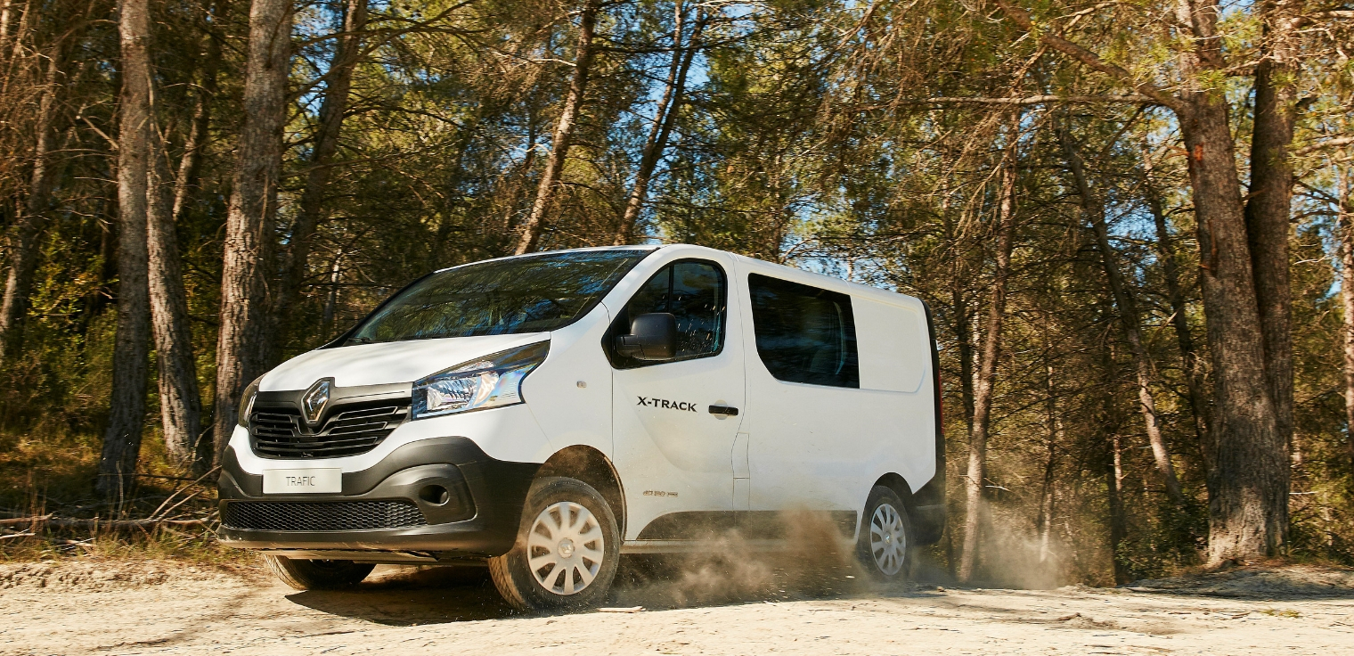 La versione X-Track per Renault Trafic eleva un 4×2 a 4×4