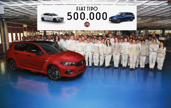 Fiat Tipo arriva a 500.000