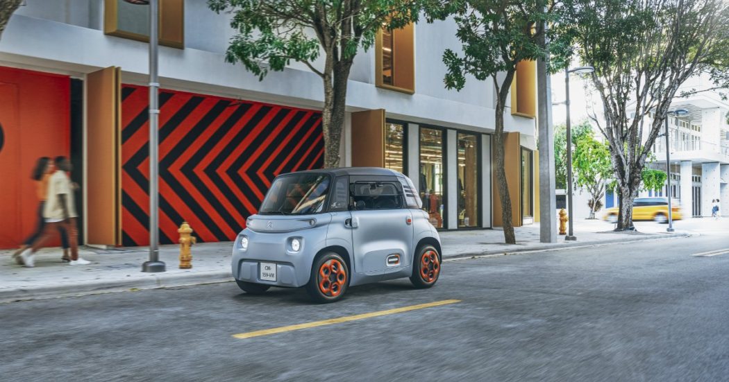 Citroen è Amì della città con la sua microcar elettrica