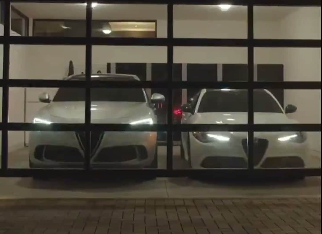 Alfa Romeo parcheggiata, ma pronta a ripartire