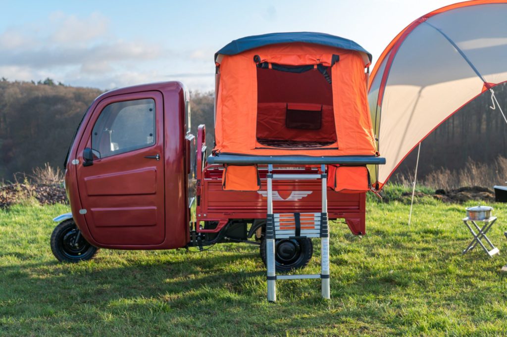 Elektro Frosch Camper laterale