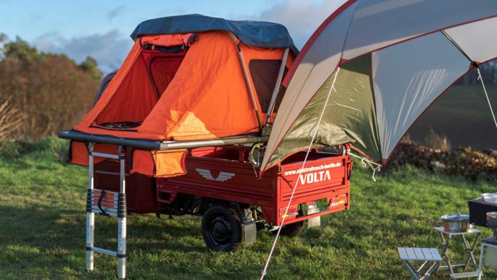 Elektro Frosch Camper posteriore