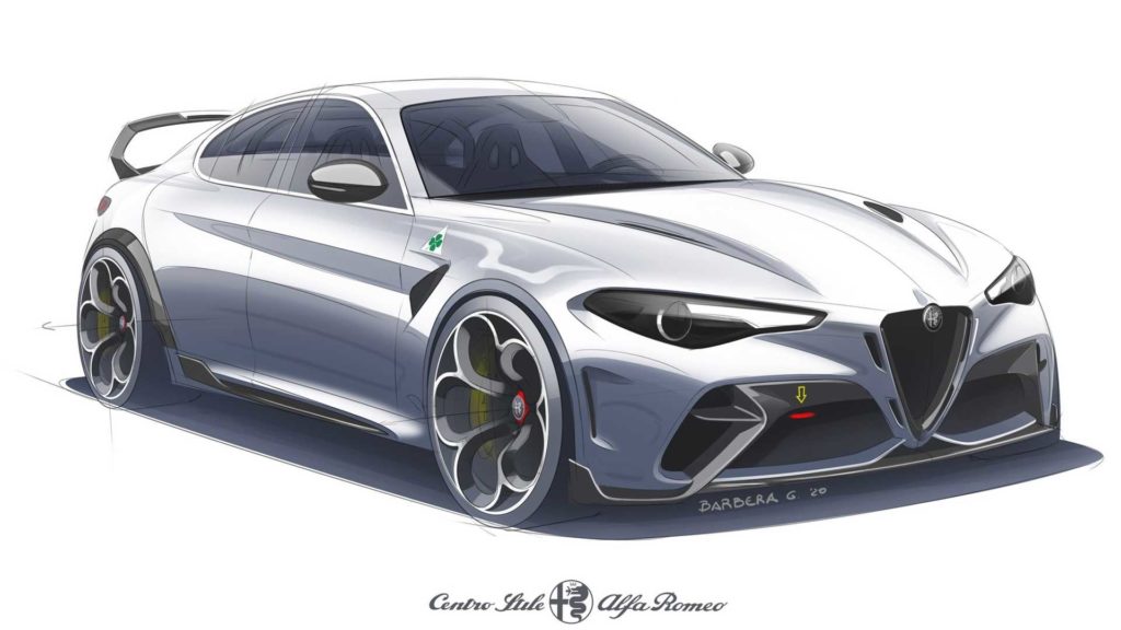 Alfa GTAm bozzetto