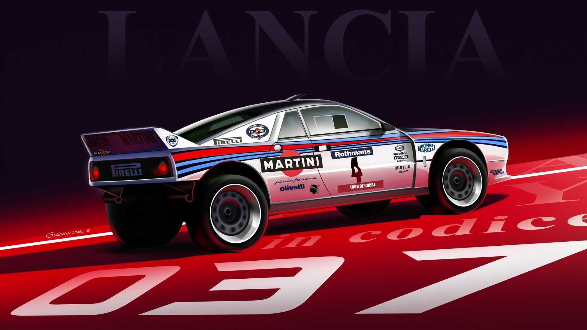 Lancia 037 bozzetto