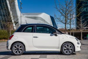fiat 500 hey google